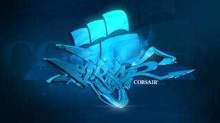 Blue abstract ship coralair computer - splash art free wallpaper