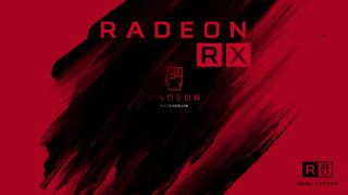 Red black poster radeon rx - rtx free wallpaper