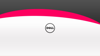 Dell logo white pink black - a dell logo free wallpaper