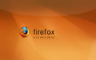 Firefox orange background blue bird - a orange background free wallpaper