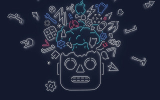 Neon man head symbols graphics - other thing free wallpaper