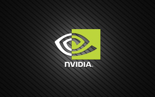 Nvidia logo black background green 2 - stripe pattern free wallpaper