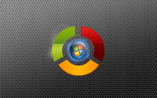 Chrome background colorful logo circular - triadic free wallpaper