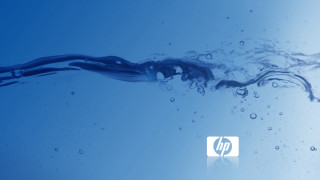 Blue background water white hp - water free wallpaper