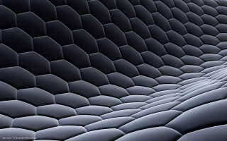 Black white wall wavy pattern - ambient occlusion free wallpaper