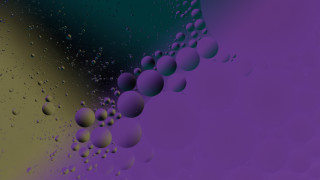 Purple yellow bubbles water black - bubble of water free wallpaper