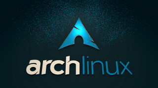 Arch linux blue triangle logo - a blue triangle free wallpaper