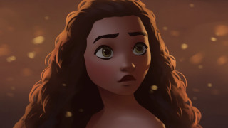 Woman long hair brown dress 7 - a brown dress free wallpaper