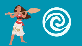Hula woman paddle spiral background - a paddle free wallpaper