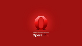 Red object o opera 11 - a red object free wallpaper