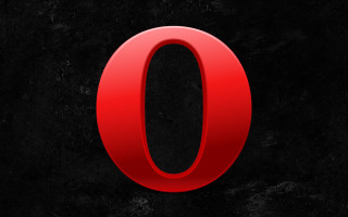 Red letter o black background - ayo free wallpaper