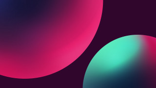 Purple blue background circles black - smooth gradient free wallpaper for desktop