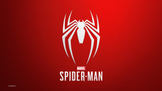 Spider man logo red background 3 - its chest free wallpaper for desktop