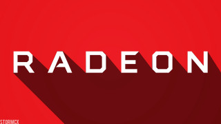 Shadow radeon red background white - white letter free wallpaper