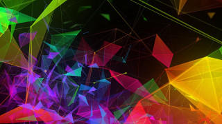 Colorful abstract background triangles lines - many free wallpaper