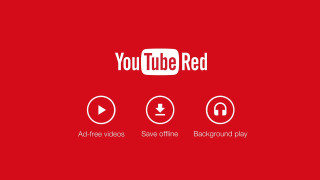 Red background white youtube logos - ahmed yacoubi free wallpaper for desktop