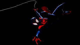 Spiderman jumping red blue suit - a spider man free wallpaper