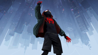 Spider man air arms up 3 - his hands in free wallpaper