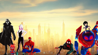 Costumed people city skyline skyscrapers - skyscraper free wallpaper for desktop