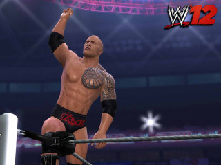 Wrestler standing ring holding rope 2 - video game free wallpaper