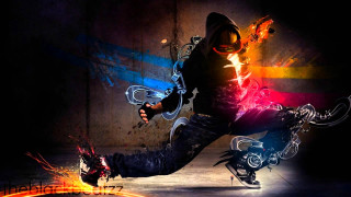 Man black hoodie dancing fire - a black hoodie free wallpaper