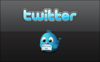 Twitter logo sticker follow me - me free wallpaper