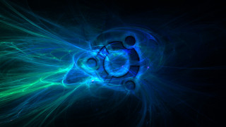 Blue green swirl letter o - swirl free wallpaper