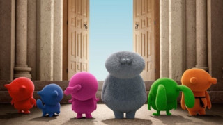 Stuffed animals doorway building columns - stuffed animal free wallpaper