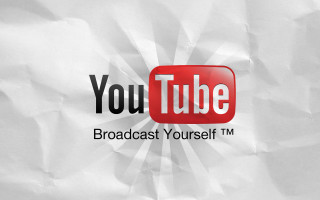 White paper red youtube logo - ahmed yacoubi free wallpaper