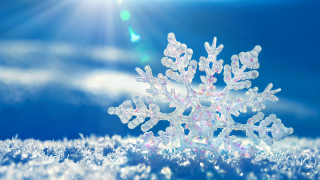 Snowflake blue sky clouds sunshine - cloud and sun free wallpaper