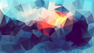 Colorful abstract background triangle pattern - cubist free wallpaper for desktop