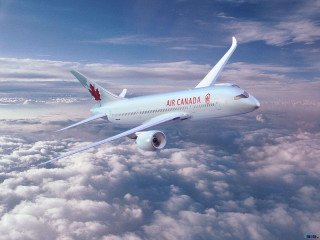 Air canada plane clouds canadian - above the cloud free wallpaper