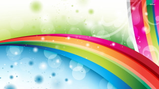 Rainbow colored background white stripe - surreal design free wallpaper