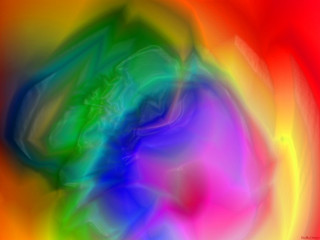 Colorful abstract painting circular design - a colorful abstract painting free wallpaper