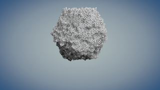 Brain blue gray white background - ambient occlusion free wallpaper for desktop