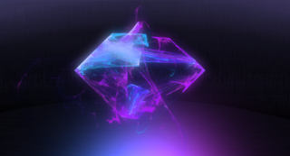 Purple blue diamond black background - a light reflection free wallpaper