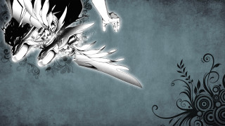 Woman knife dragon arm flower - a flower design free wallpaper