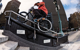 Man bike handrail streetlight building - darrell riche free wallpaper