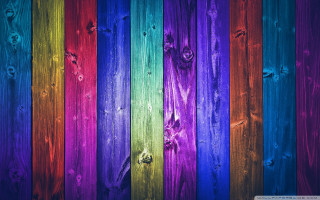 Rainbow wood plank wall wooden - a rainbow free wallpaper
