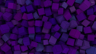 Purple cubes scattered pattern similar - scattered free wallpaper
