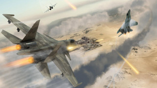 Fighter jets desert landscape rainbow - don maitz free wallpaper