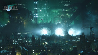 City lights night sky buildings - cedric peyravernay free wallpaper