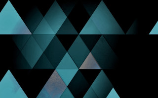 Black blue abstract background triangles - geometric shape free wallpaper