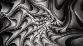 Black white swirly pattern white 2 - op art free wallpaper for desktop
