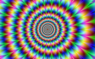 Psychedelic spiral design colorful artwork 2 - op art free wallpaper